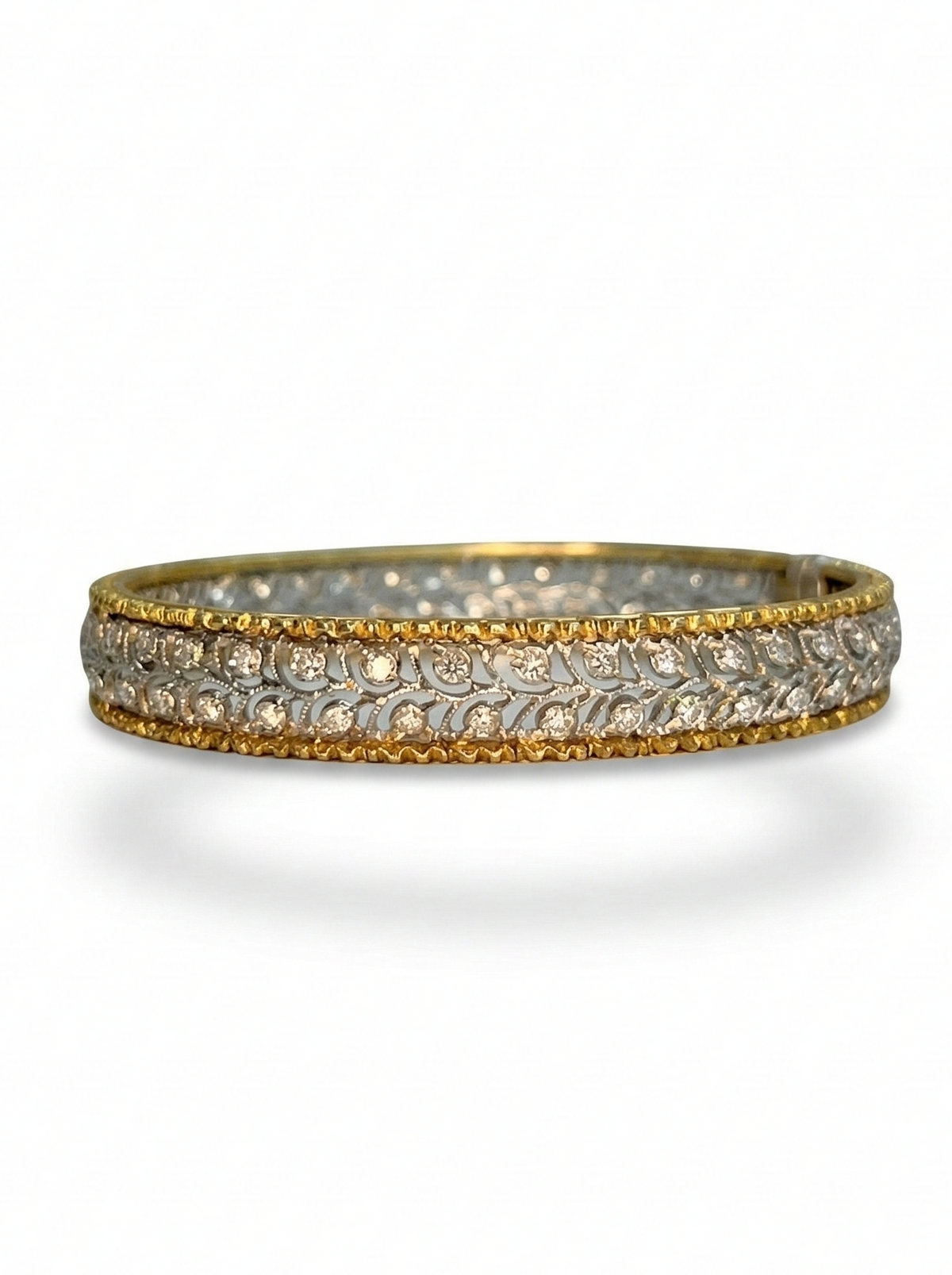 Buccellati Gold and Diamond Bangle