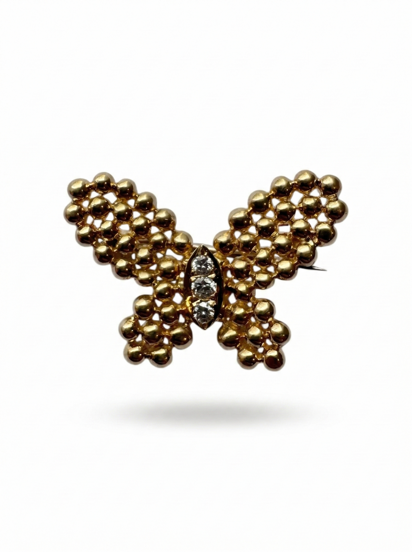 Van Cleef & Arpels Diamond Butterfly Brooch