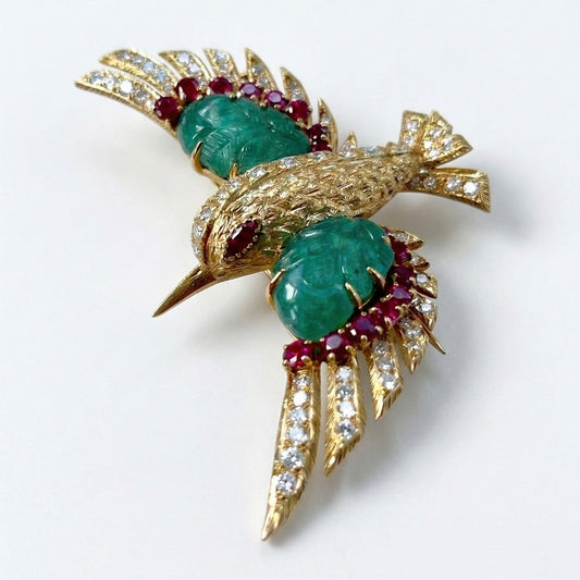 Cartier Bird Shaped Brooch