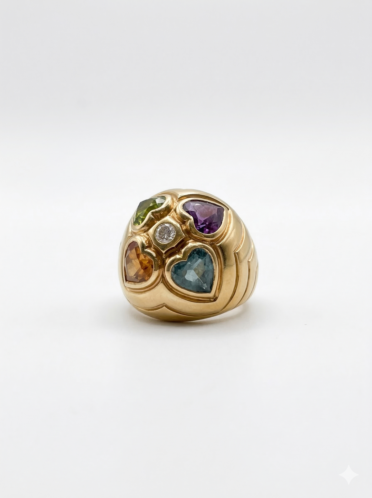 Bulgari Multi Gem Ring