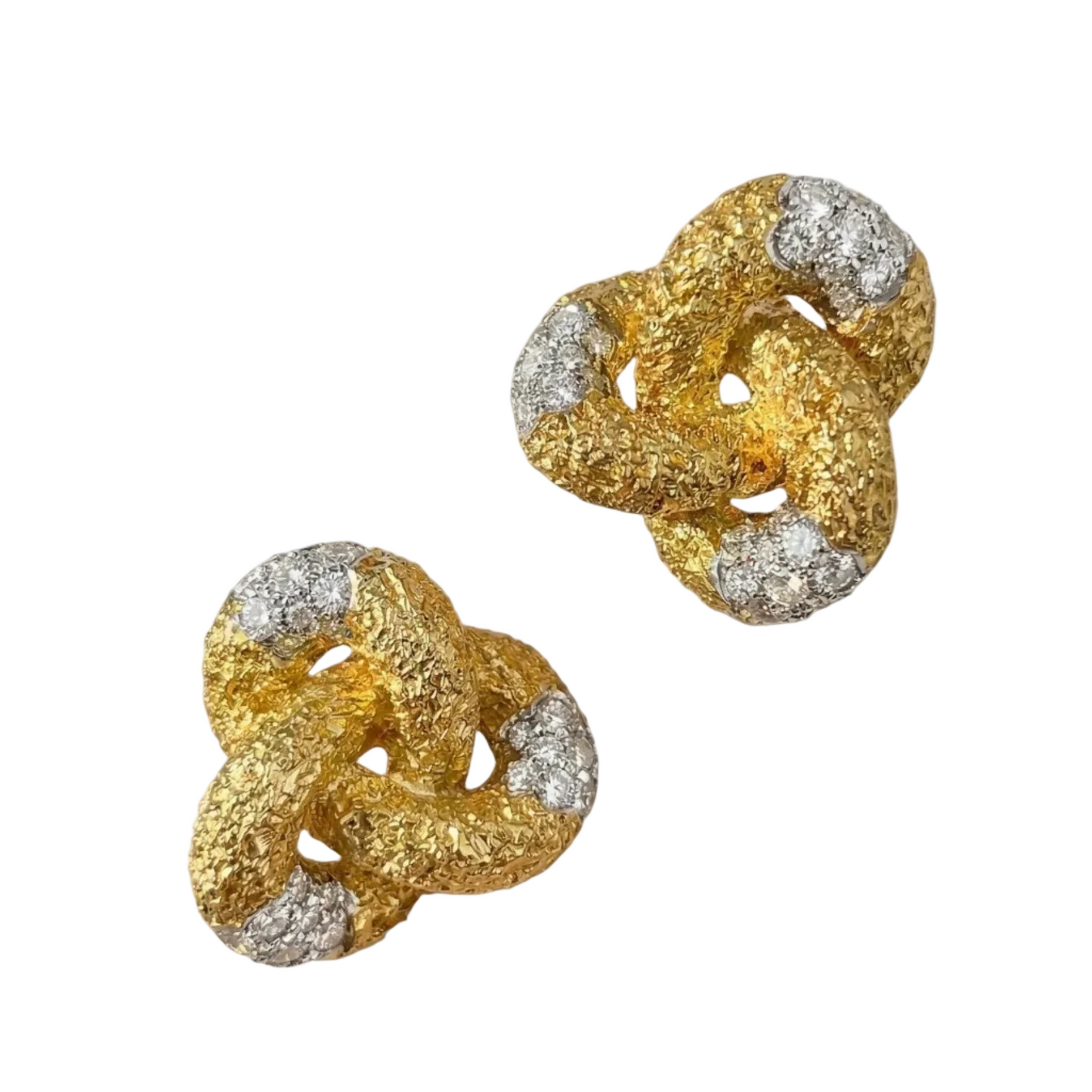 Cartier Diamond Set Earclips