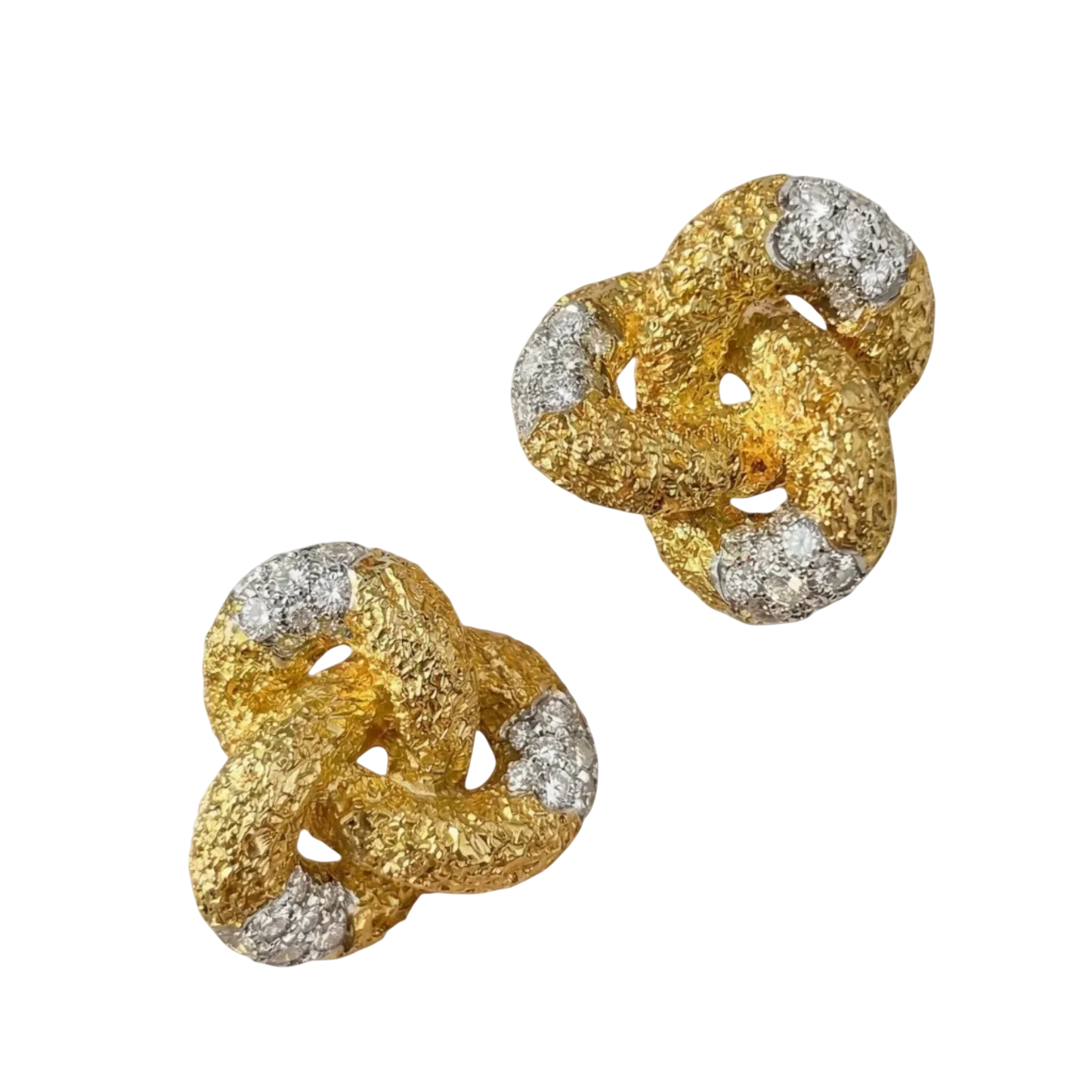 Cartier Diamond Set Earclips