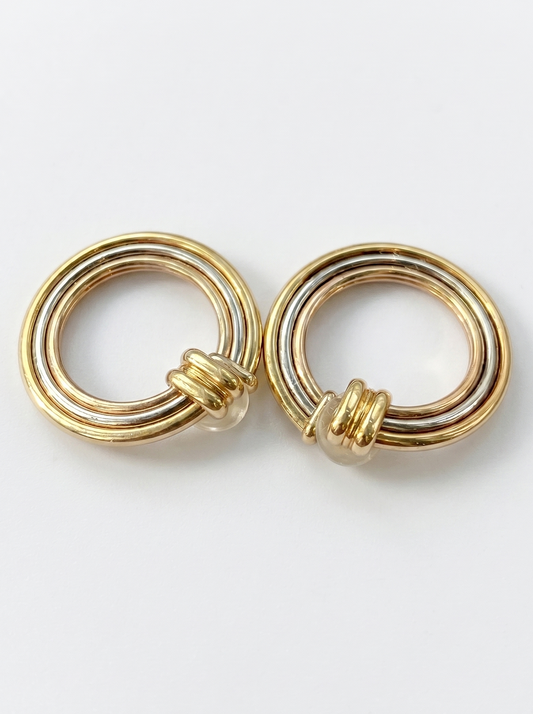 Cartier 'Trinity' Hoop Earrings