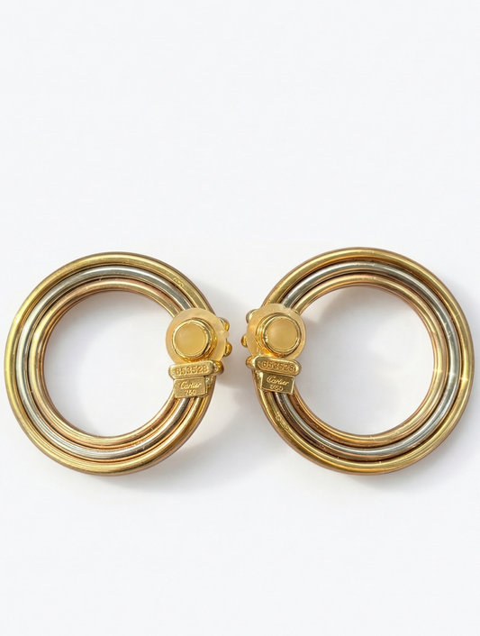Cartier 'Trinity' Hoop Earrings