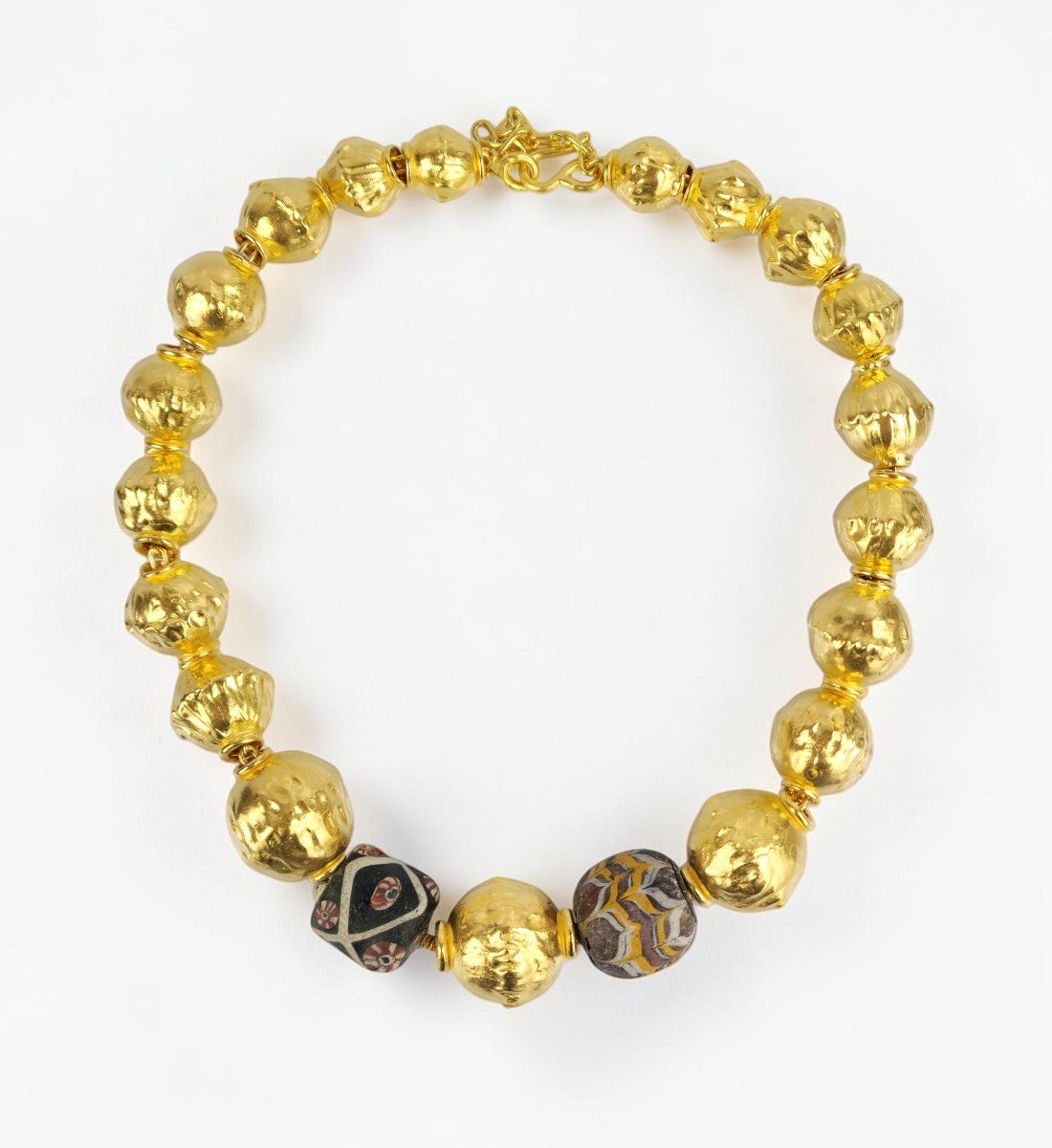 Jean Mahie Gold Beaded Necklace