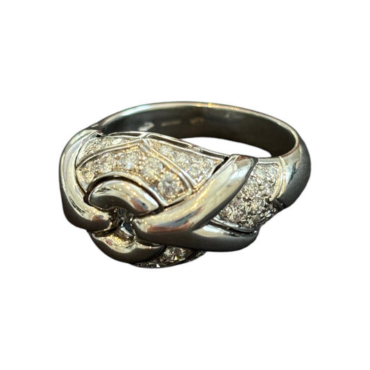 Bulgari White Gold and Diamond Ring