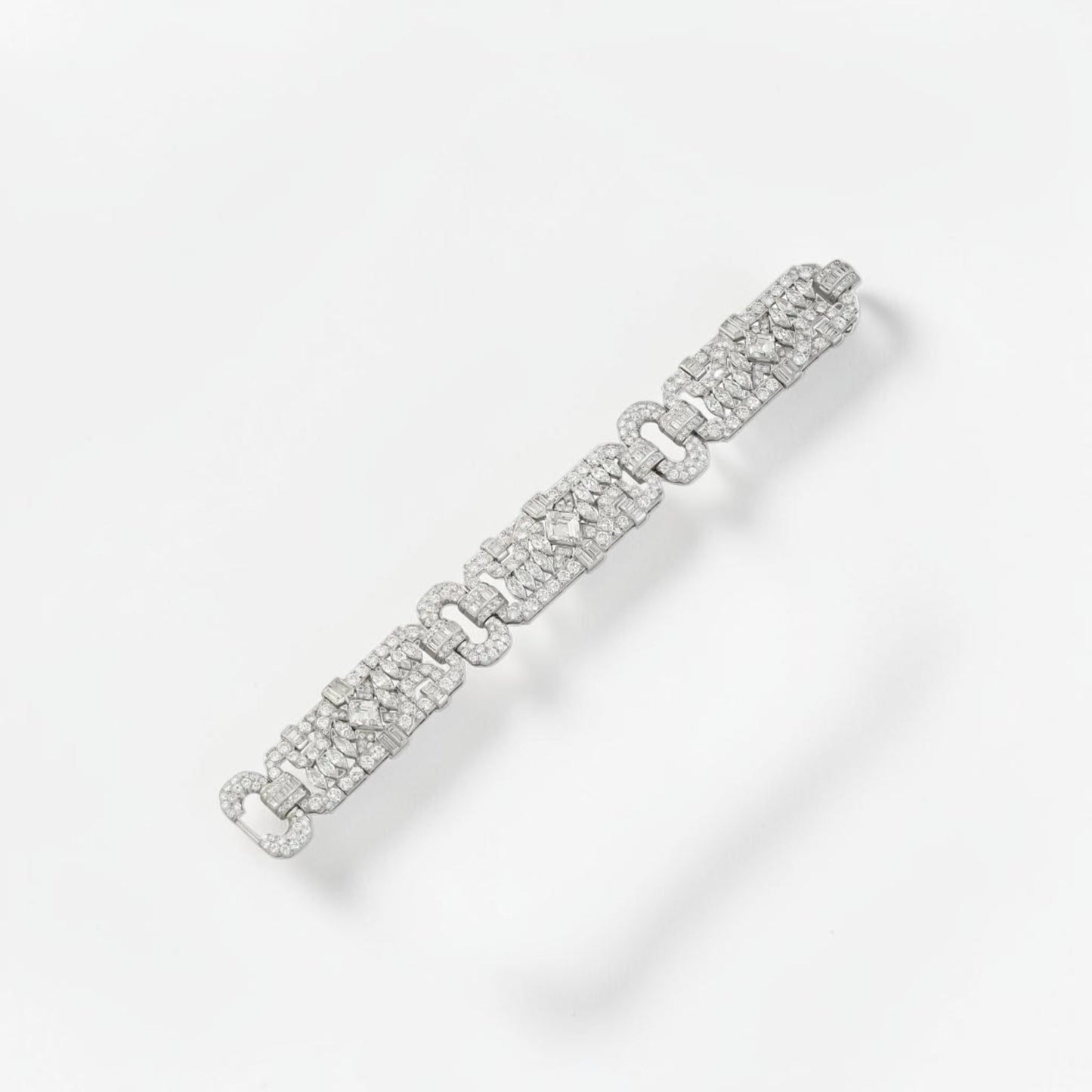 Art Deco Diamond Strap Bracelet