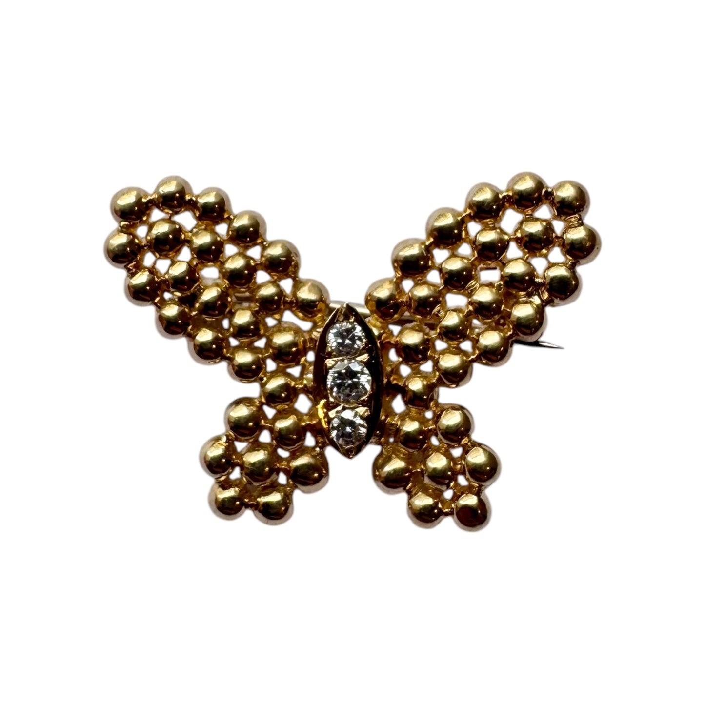 Van Cleef & Arpels Diamond Butterfly Brooch