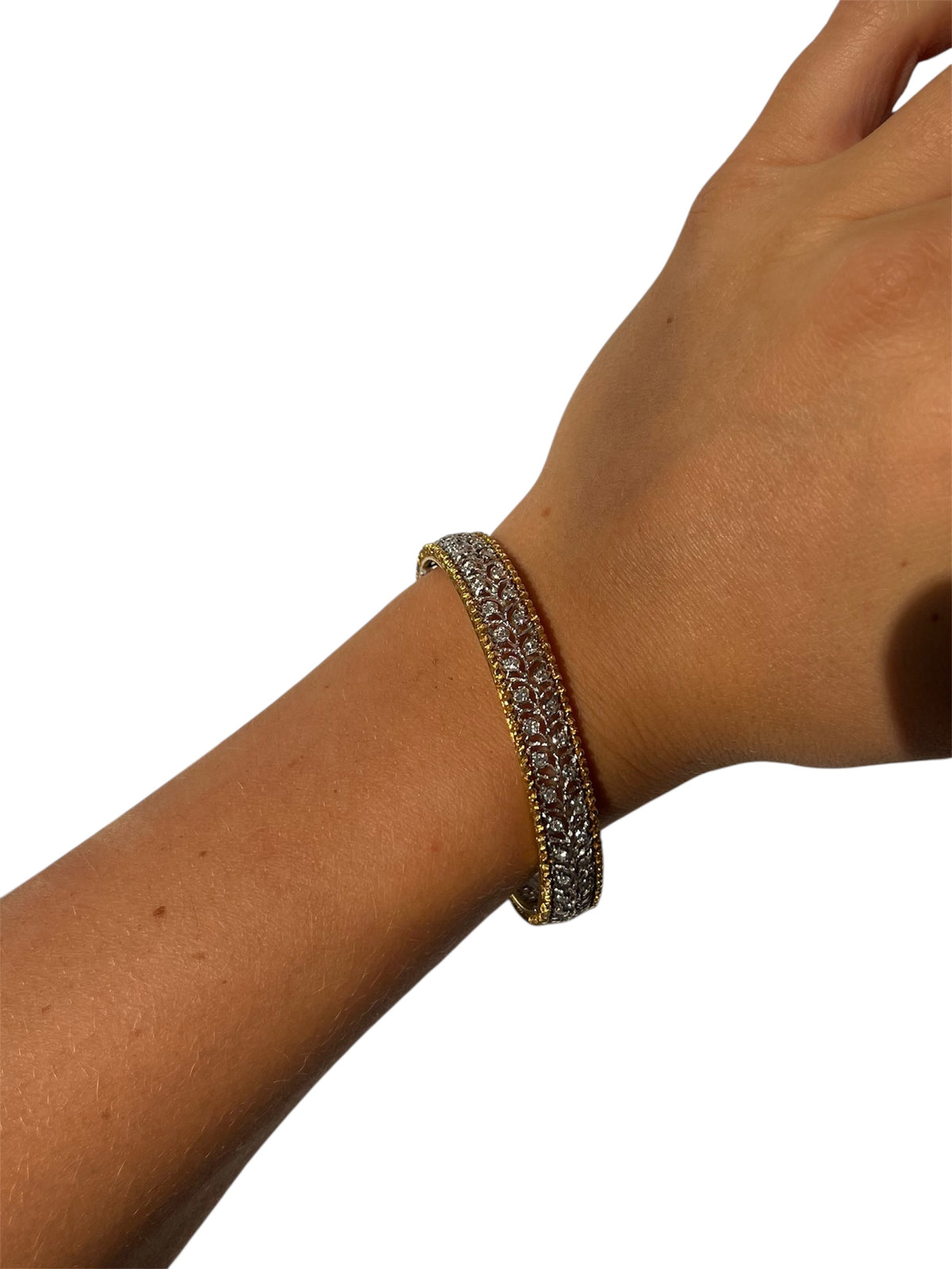 Buccellati Gold and Diamond Bangle